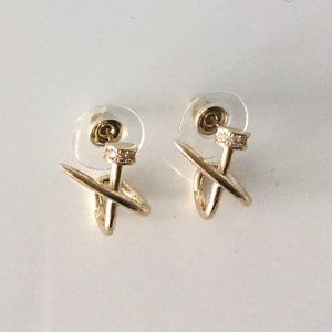 Curved Nail Earrings